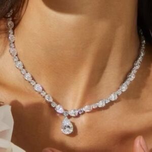 Nadri teardrop necklace. New! Never worn. No longer sold on website.